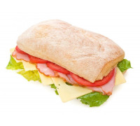 ЧИАБАТТА с ветчиной, с салями, с курицей